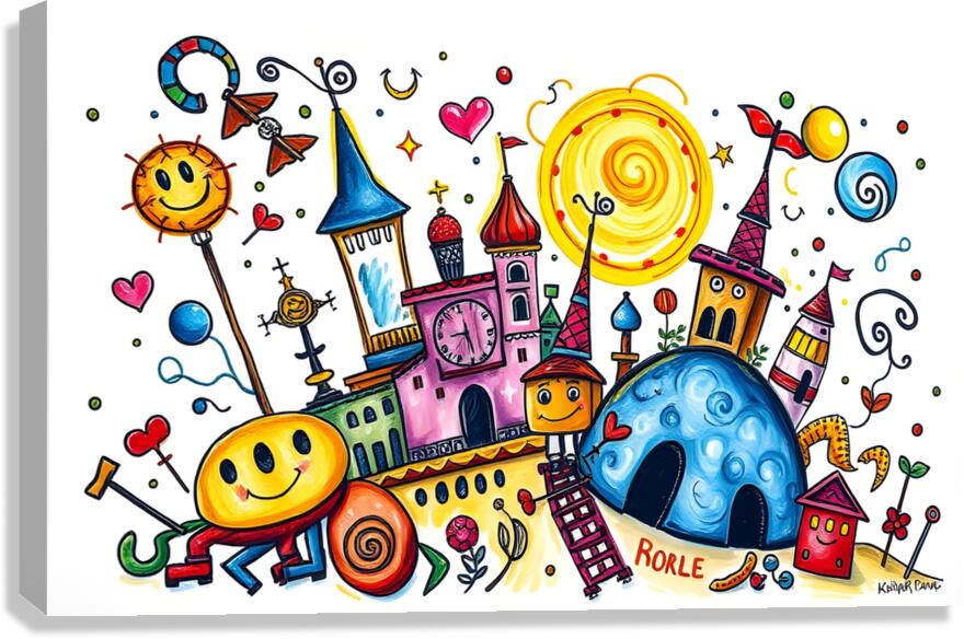 Fantasy world  36 Canvas Print