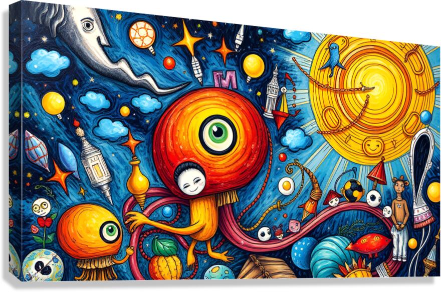 Fantasy world  41 Canvas Print