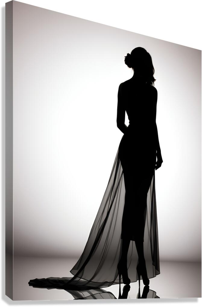 Silhouette Canvas Print