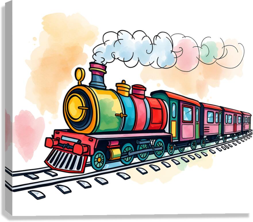 Train  3 Canvas Print
