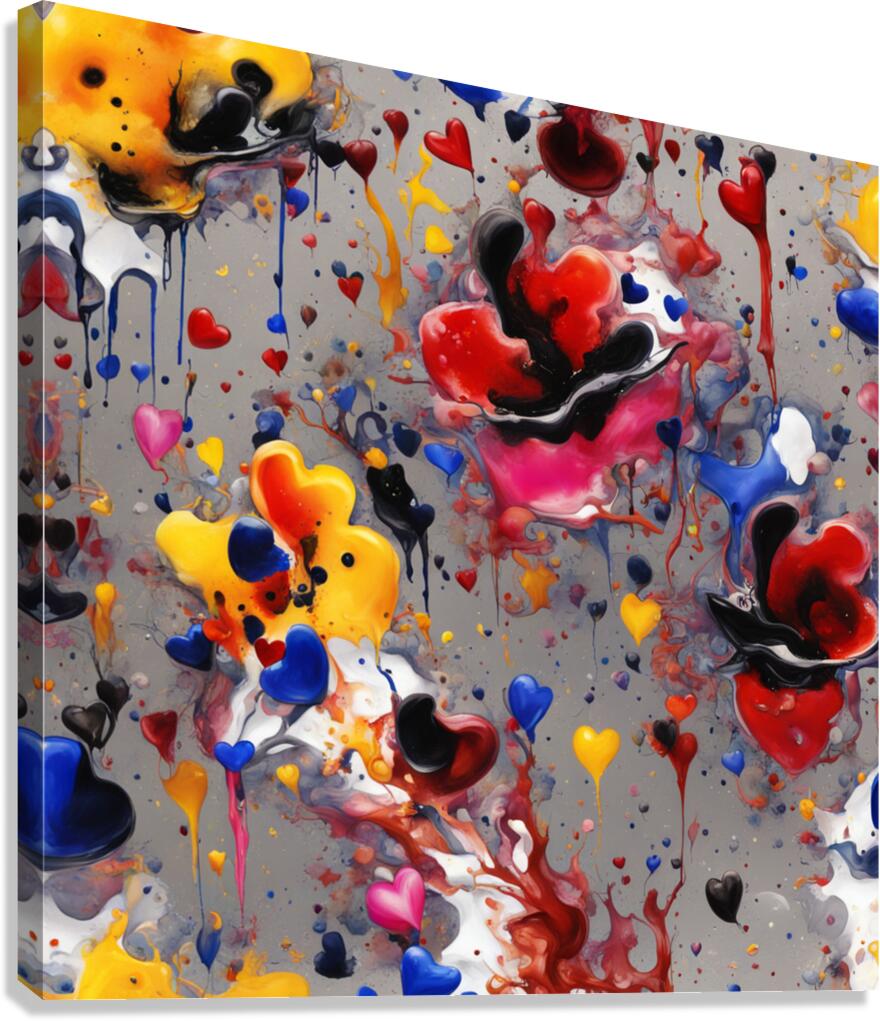 Liquid Symphony 45 Canvas Print