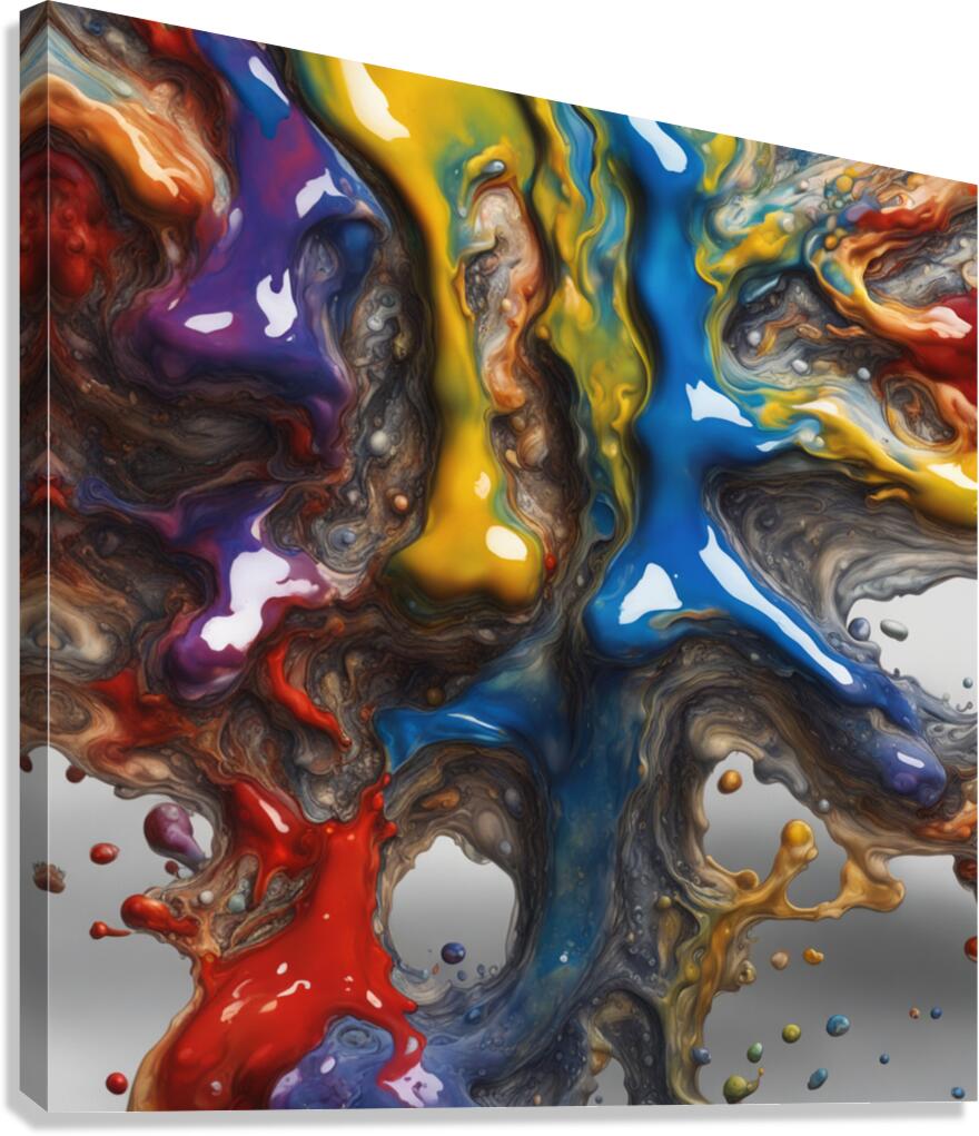 Fluid 23 Canvas Print