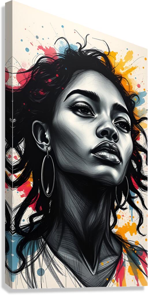 Portrait 34 Canvas Print