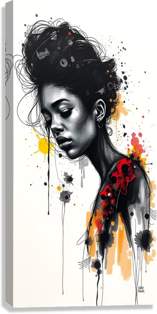 Portrait 36 Canvas Print