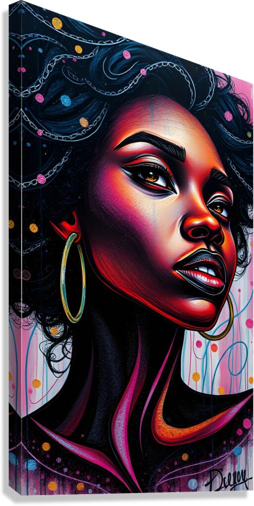 Portrait 8 Canvas Print