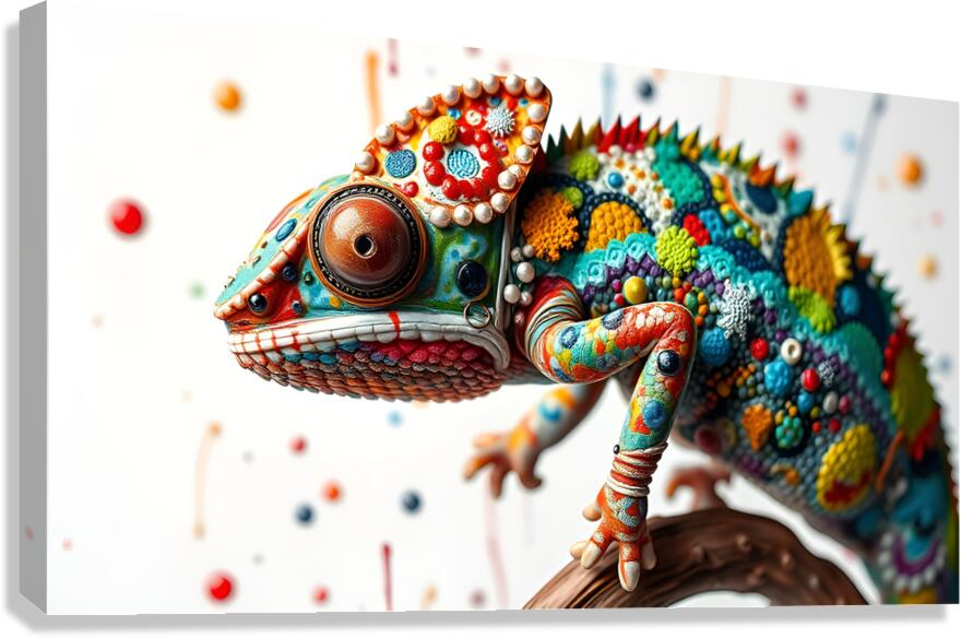 Chameleon 13 Canvas Print