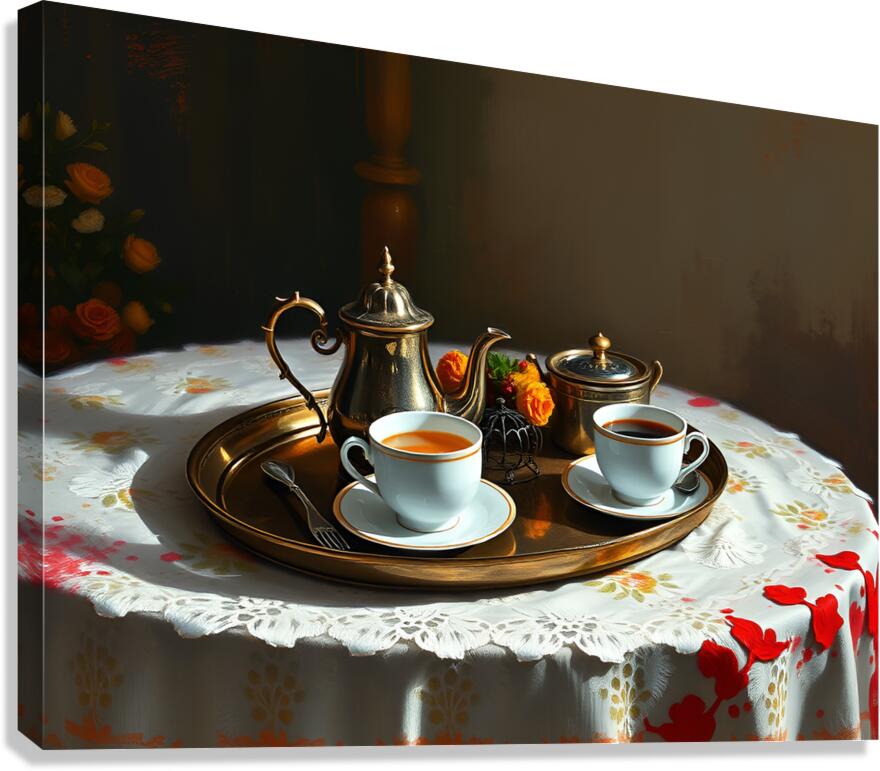 Tea for Two Canvas Print