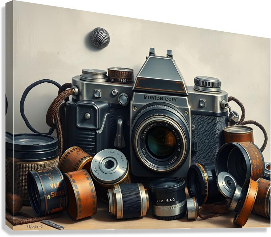 Vintage Camera Canvas Print