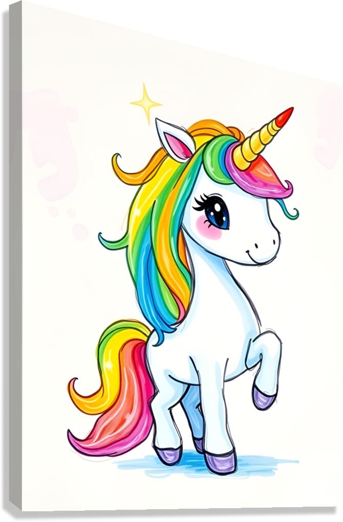 Unicorn Canvas Print