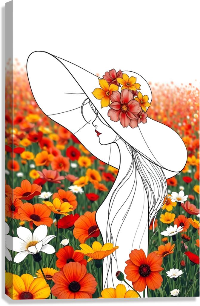 Springtime Style 4 Canvas Print