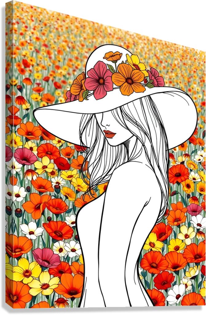 Springtime Style 5 Canvas Print