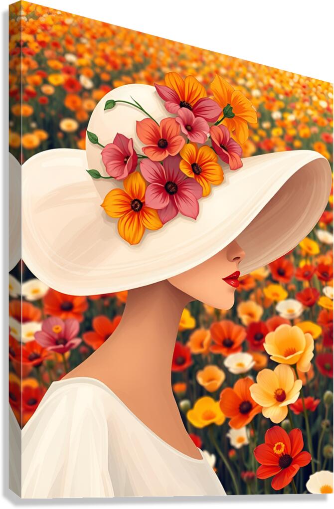 Springtime Style Canvas Print