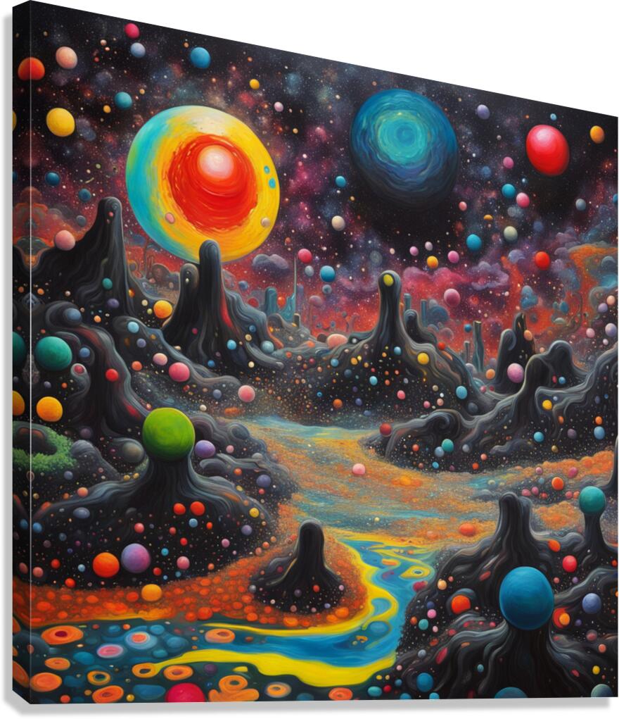 Space Fantasy Canvas Print