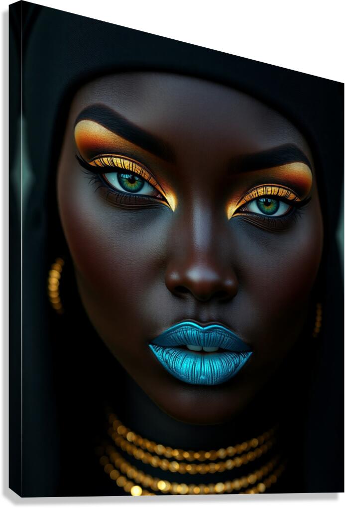 Digital Portrait 5 Canvas Print