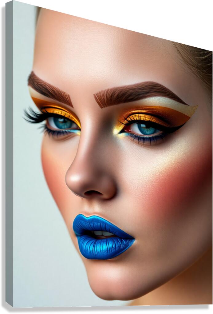 Digital Portrait 9 Canvas Print