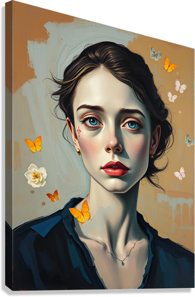 Portrait 47 Canvas Print