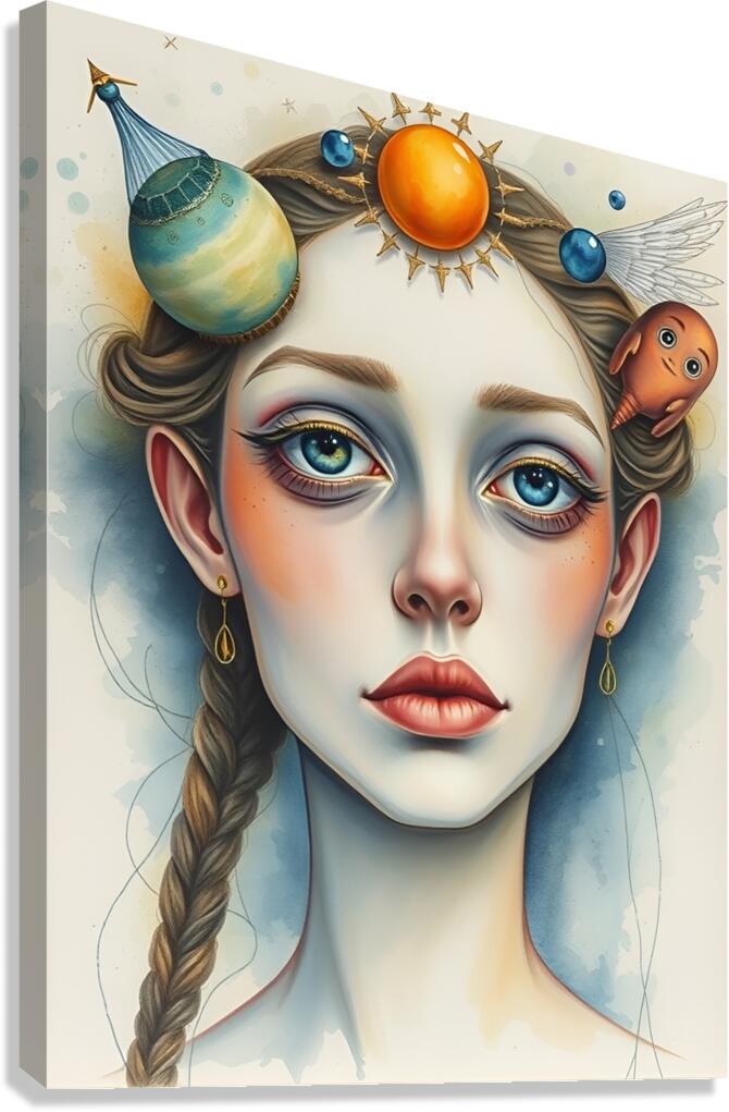 Portrait 55 Canvas Print