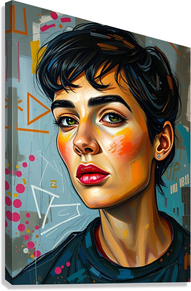 Portrait 45 Canvas Print