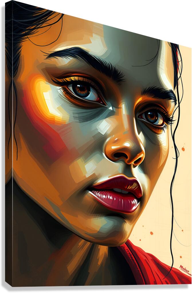 Portrait 41 Canvas Print