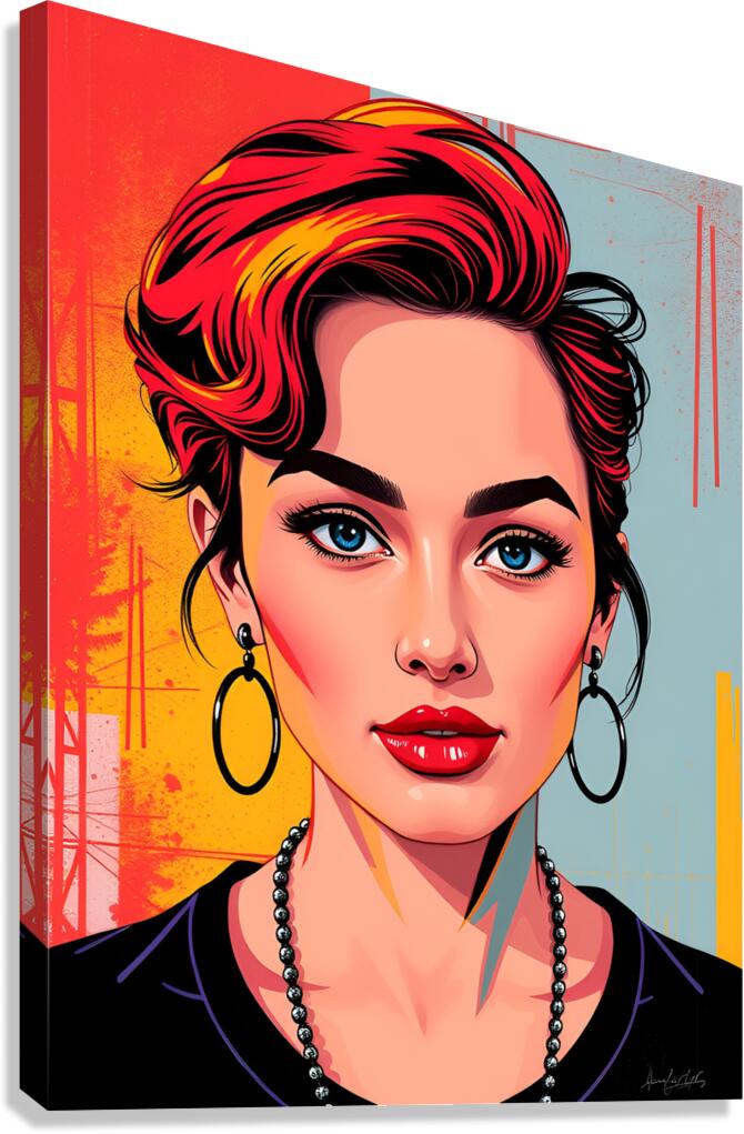 Portrait 75 Canvas Print