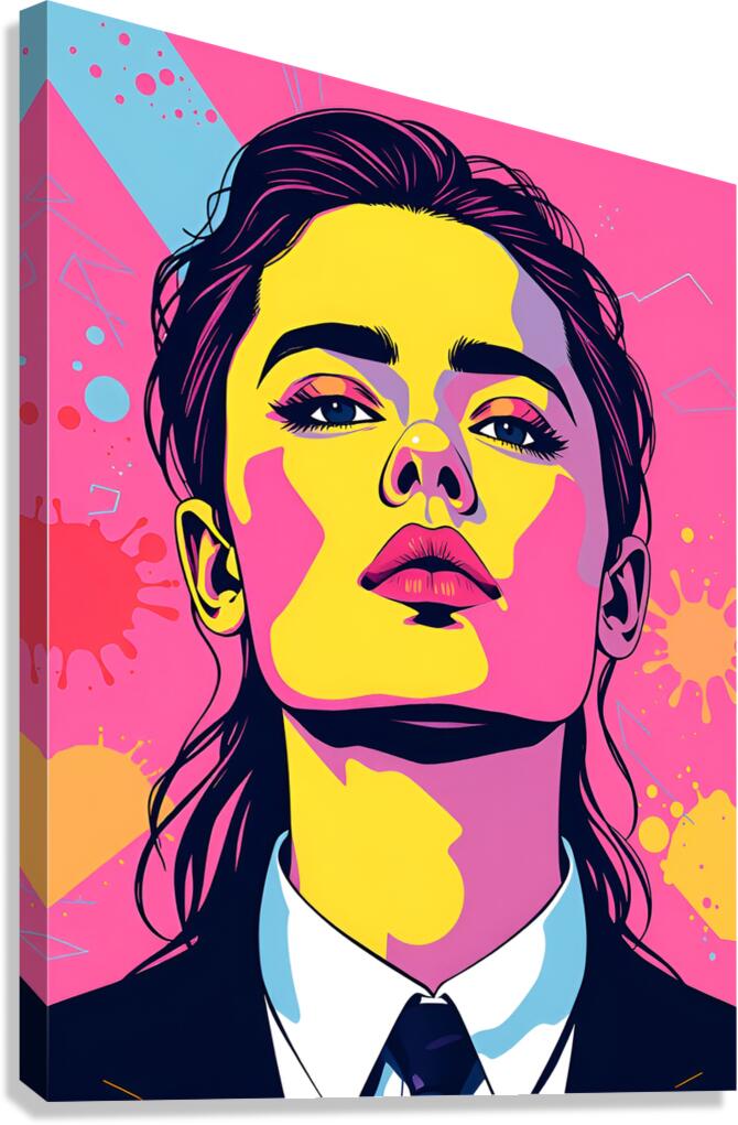 Portrait 80 Canvas Print