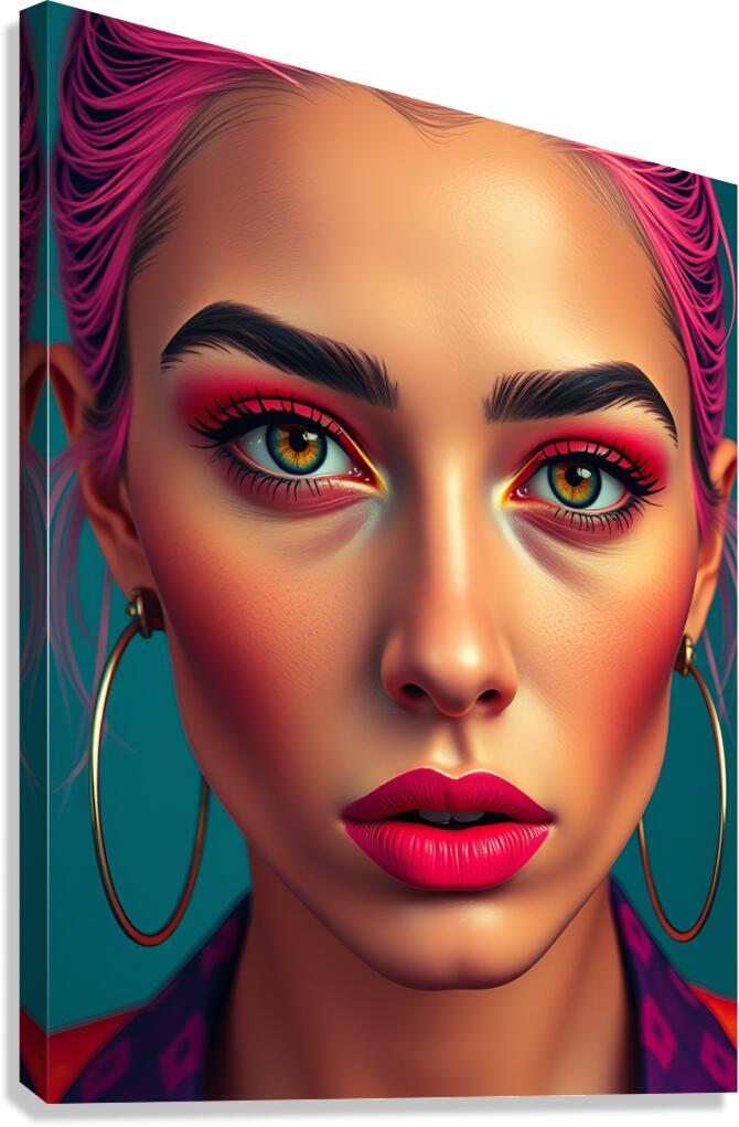 Portrait 64 Canvas Print