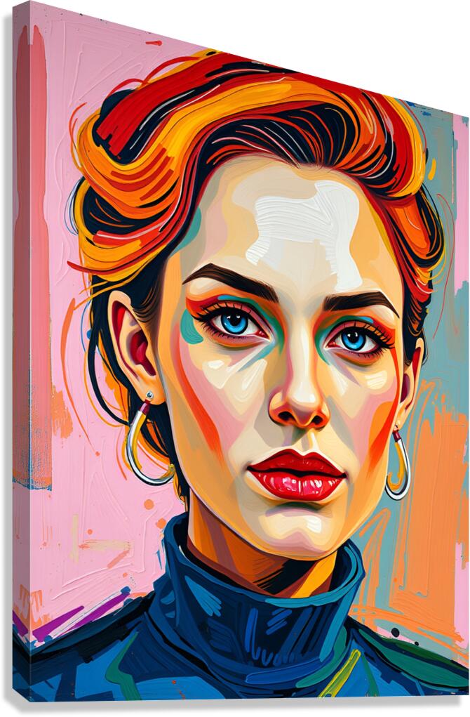Portrait 72 Canvas Print