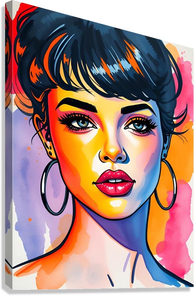 Portrait 63 Canvas Print