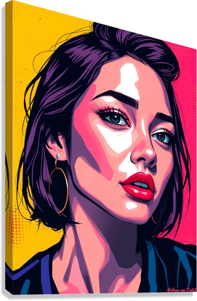 Portrait 74 Canvas Print