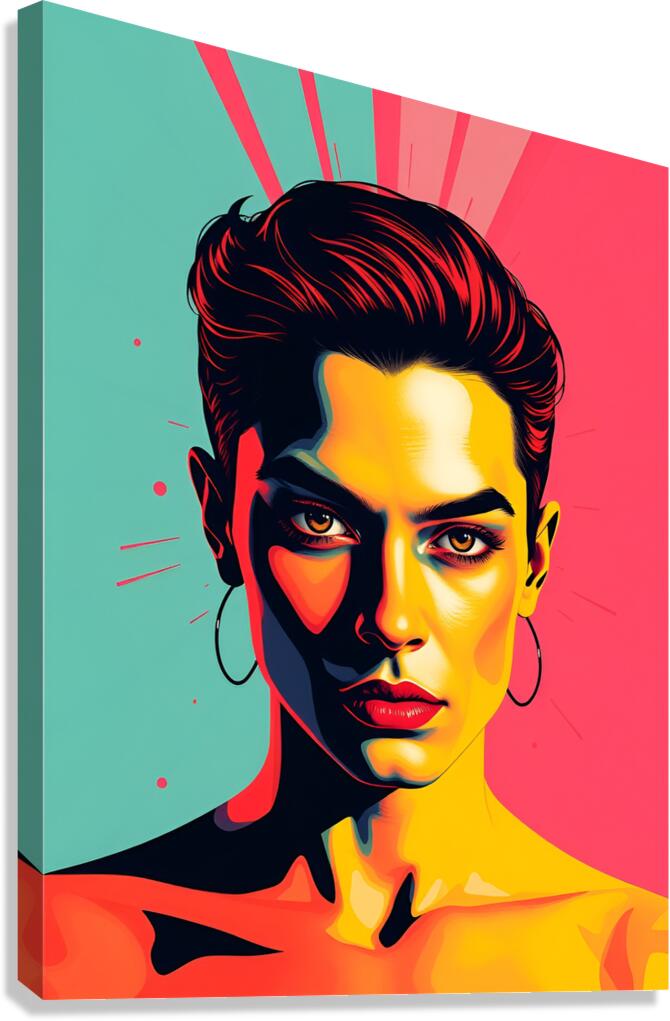 Portrait 82 Canvas Print