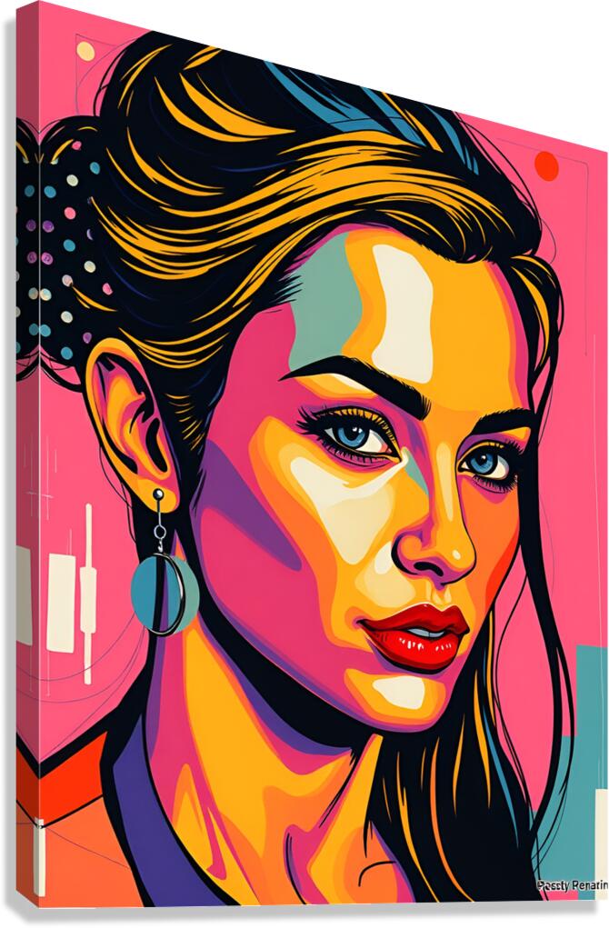 Portrait 85 Canvas Print