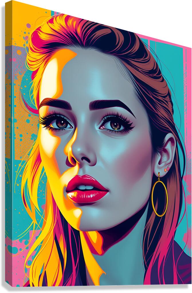 Portrait 77 Canvas Print