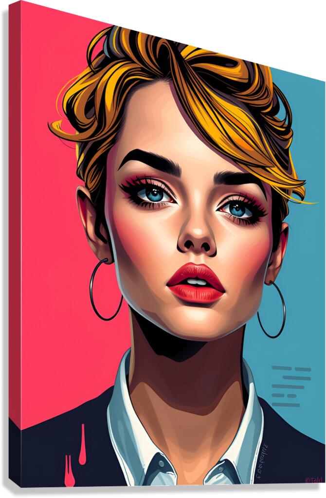 Portrait 73 Canvas Print