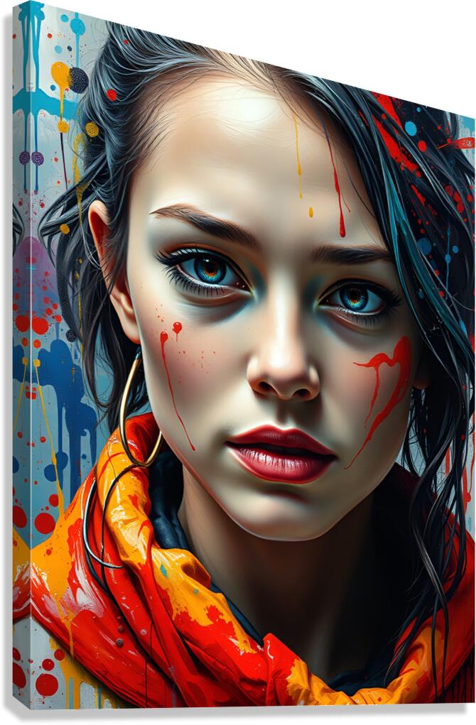 Portrait 88 Canvas Print