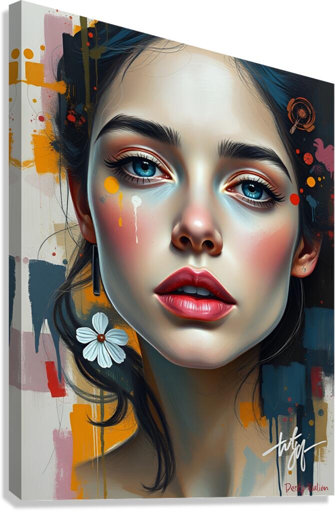 Portrait 93 Canvas Print