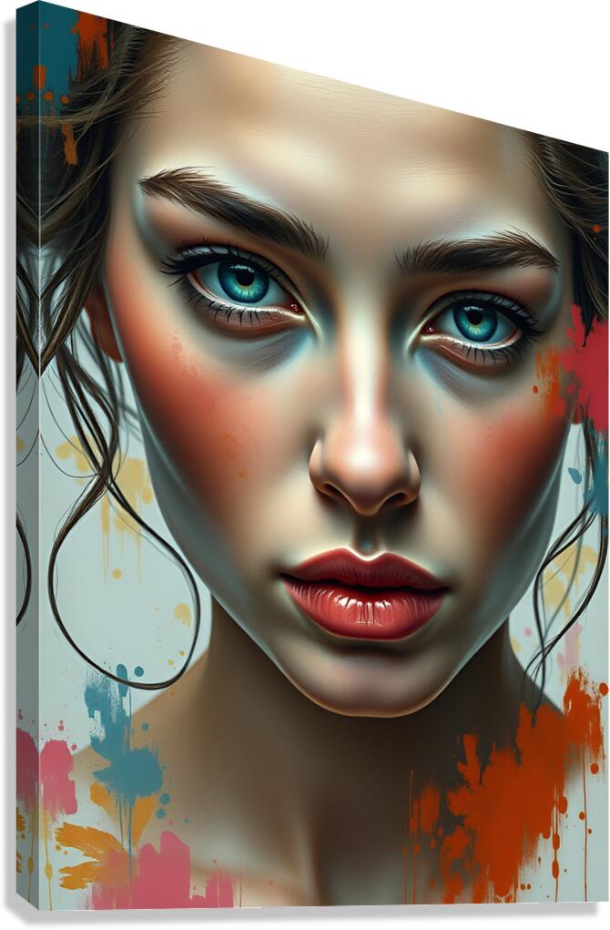 Portrait 91 Canvas Print