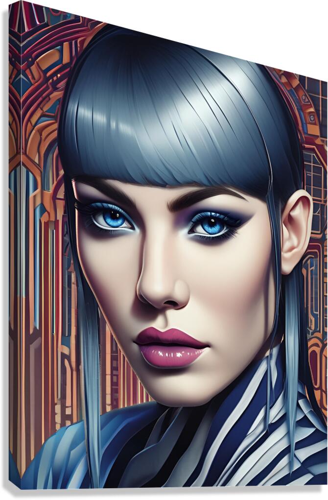 Portrait 108 Canvas Print
