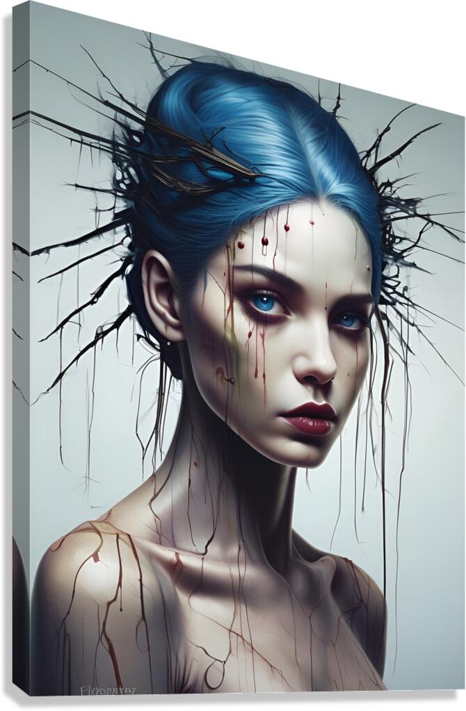 Portrait 109 Canvas Print