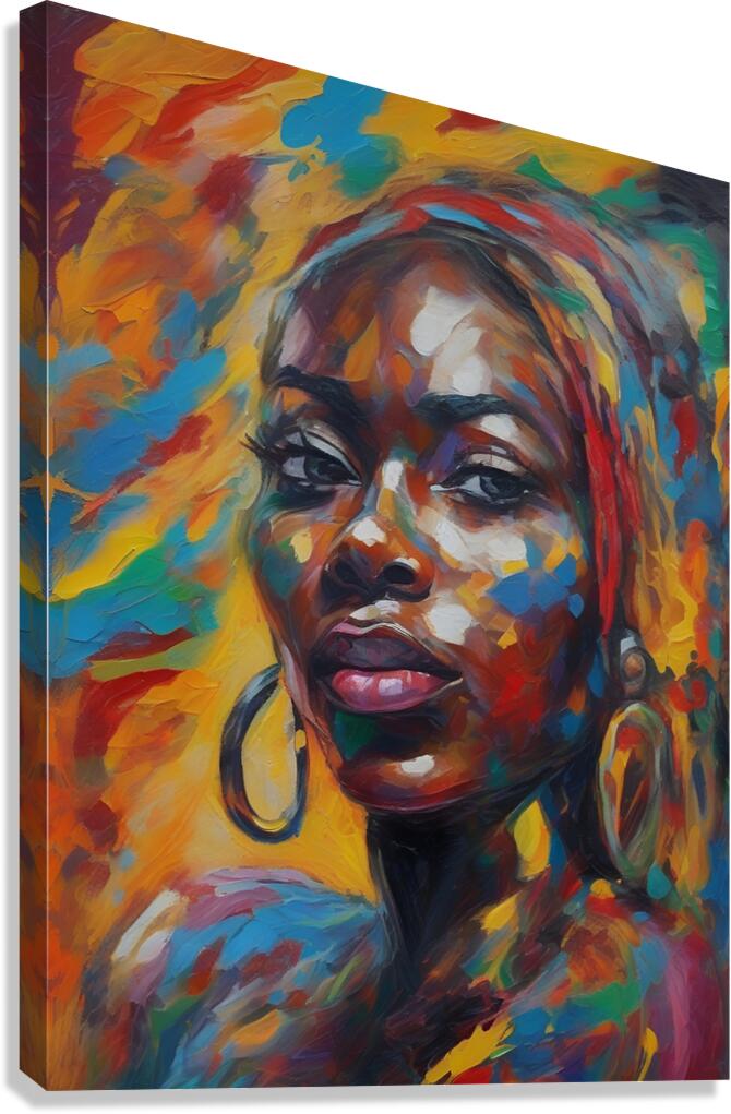 Portrait 127 Canvas Print