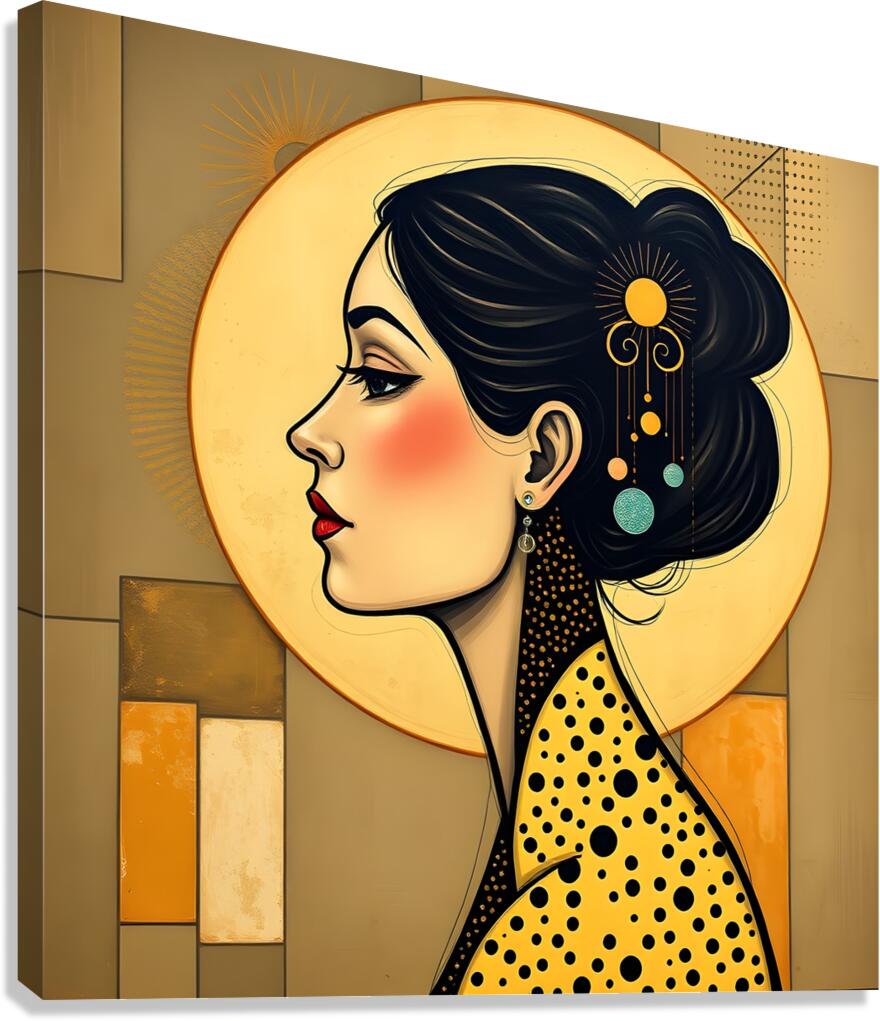 Dot Art 9 Canvas Print