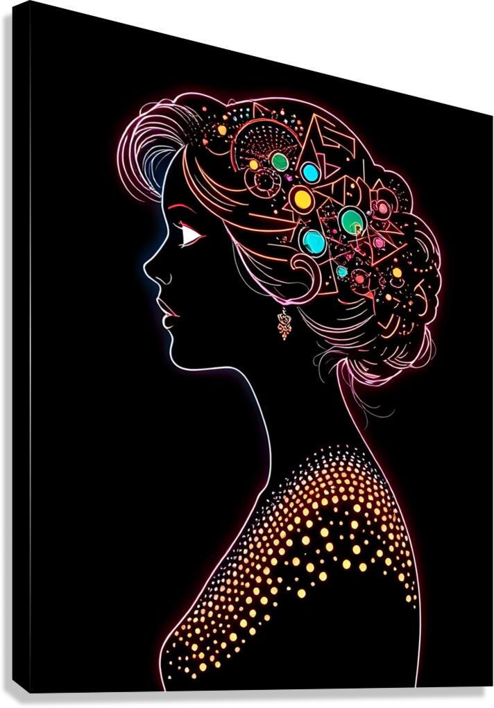 Dot Art 4 Canvas Print
