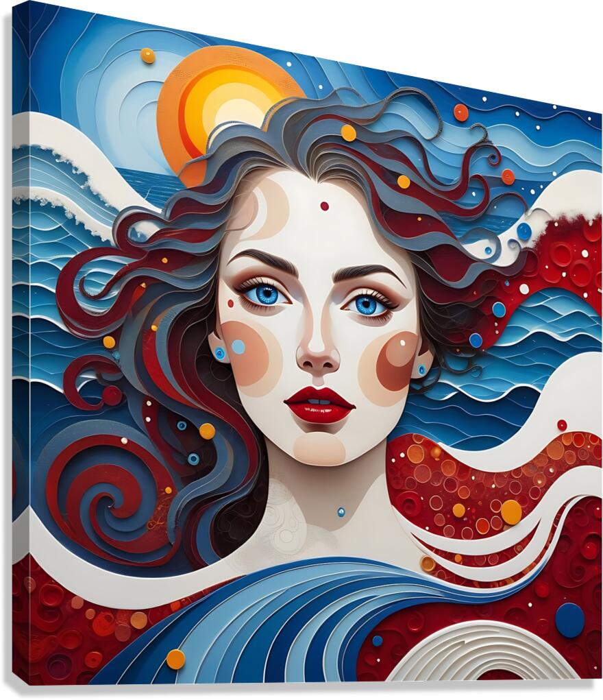 Ocean Muse 9 Canvas Print