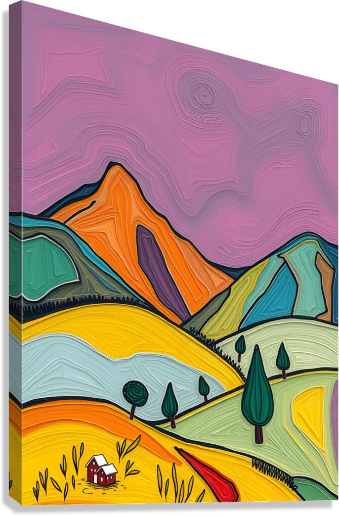Abstract Landscape 13 Canvas Print