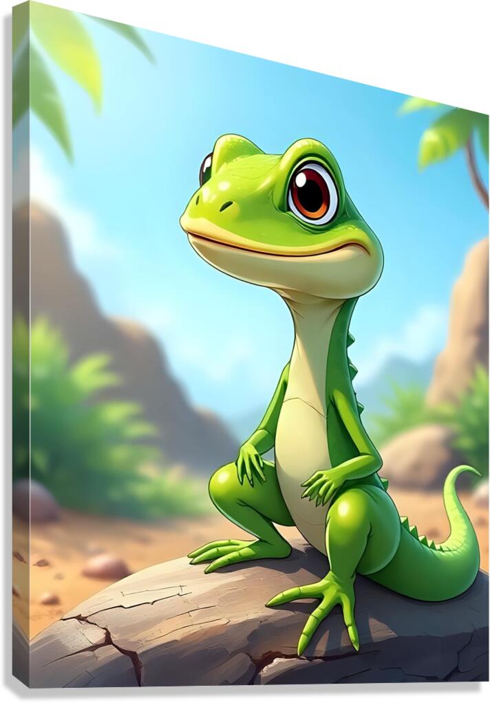 A Lizard 41 Canvas Print