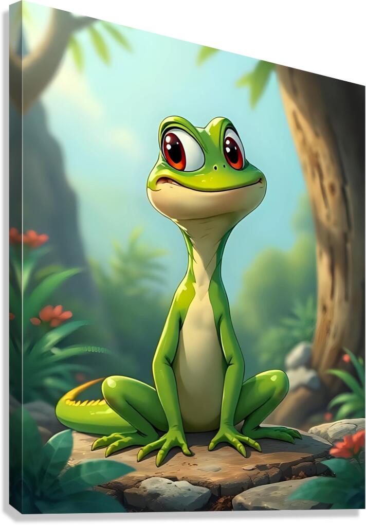 A Lizard 28 Canvas Print