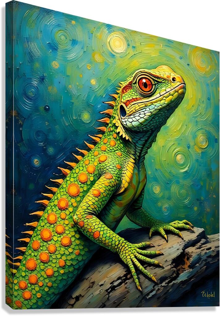 A Lizard 8 Canvas Print