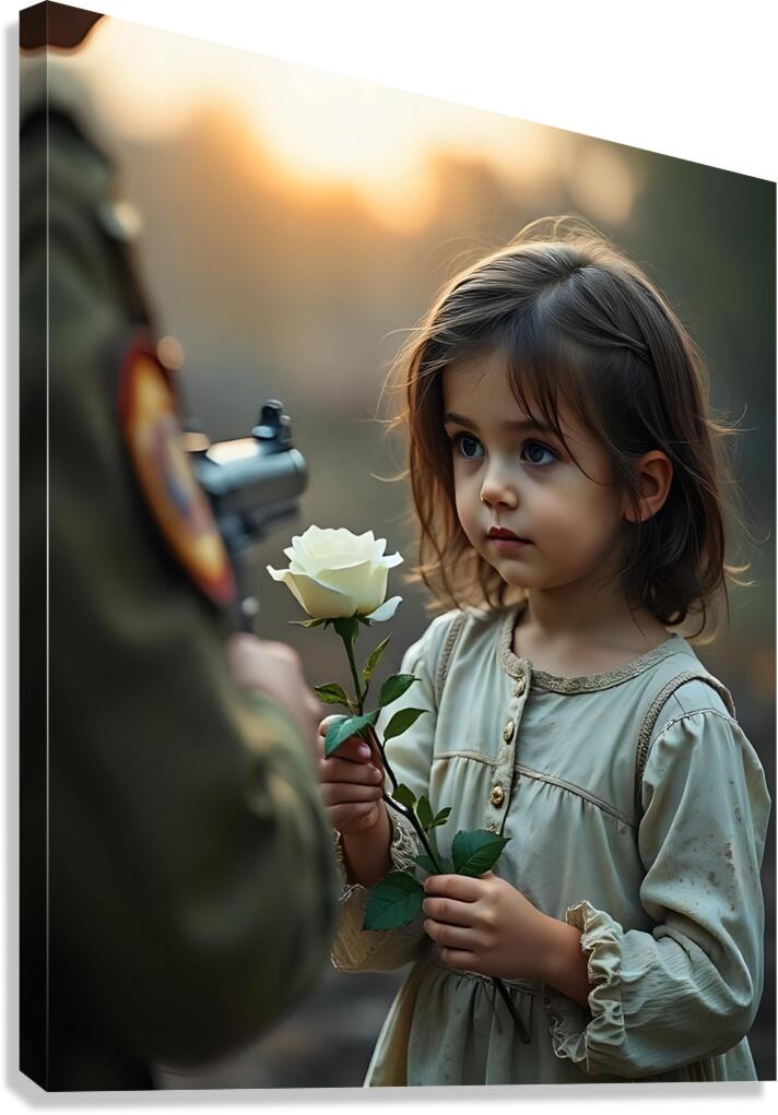 Stop the war Canvas Print