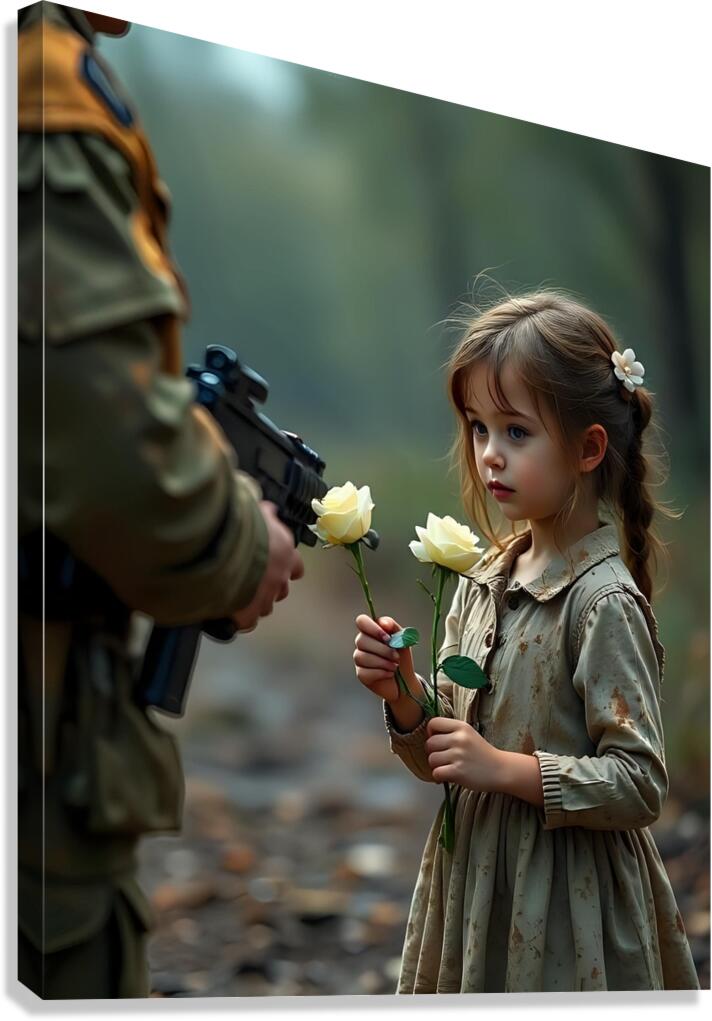 Stop the war 3 Canvas Print