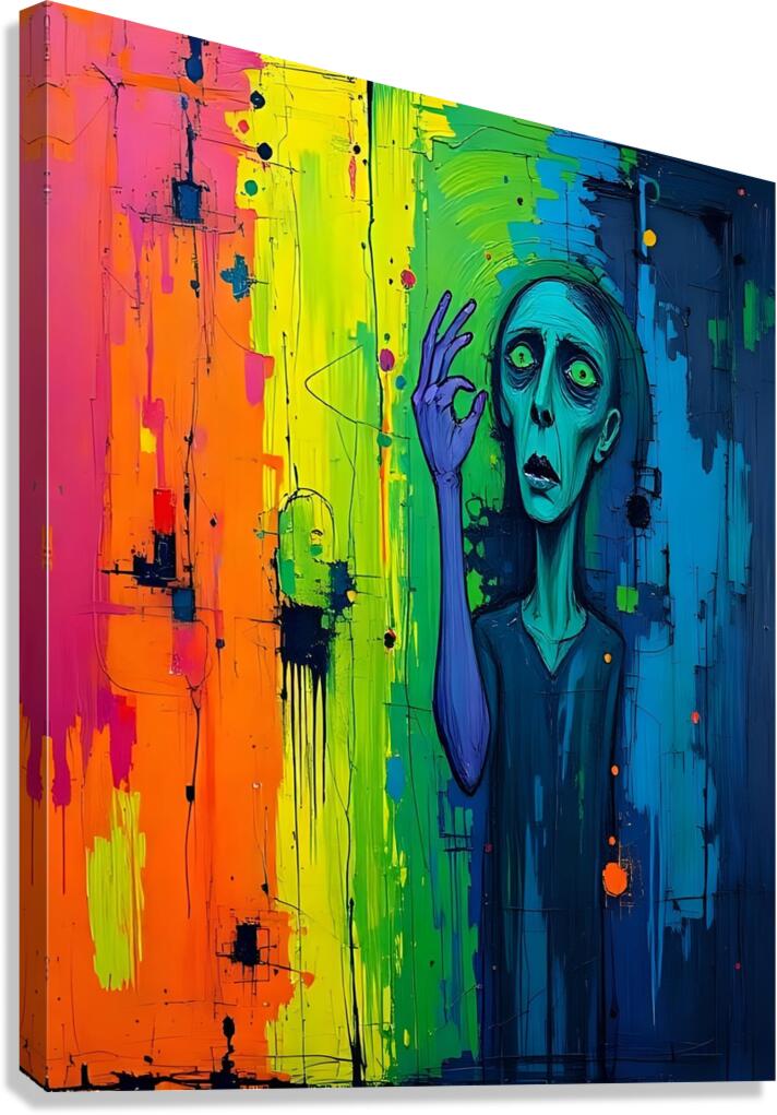 Expressionist Abstract Canvas Print