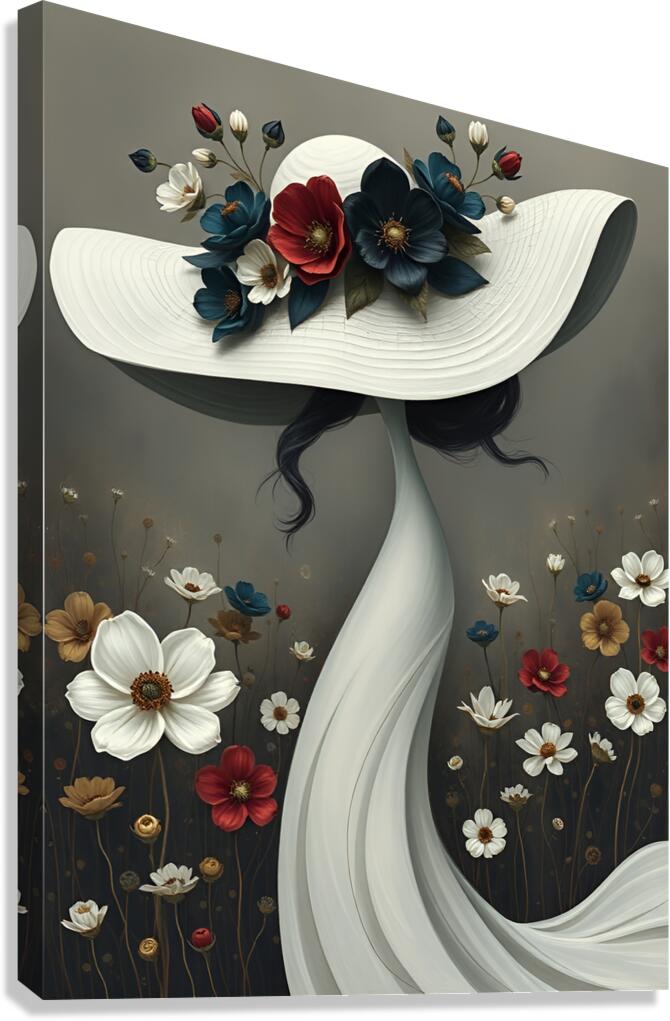 Floral Echoes 21 Canvas Print